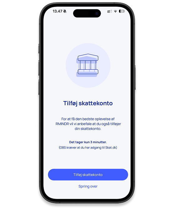 Tilføj skattekonto